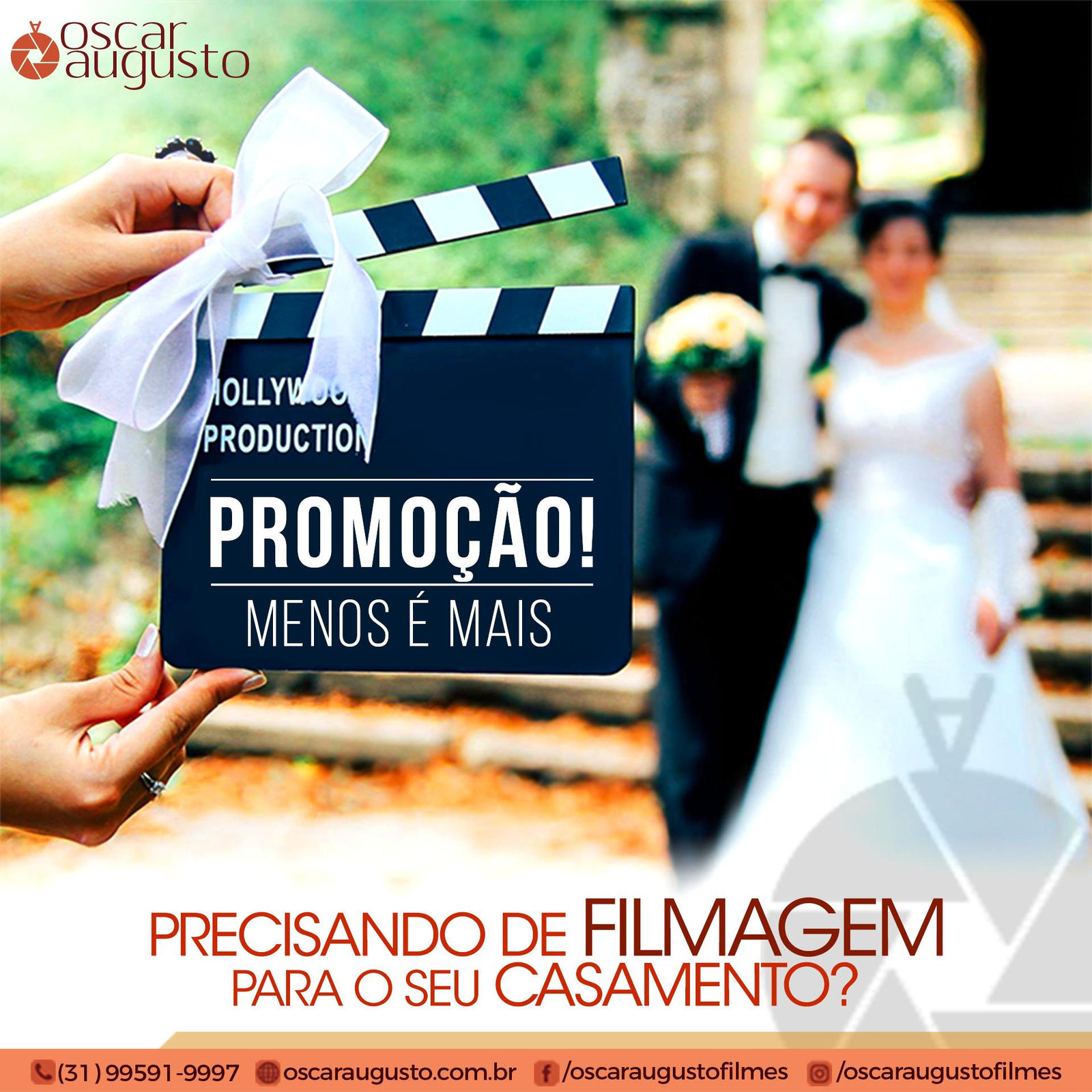 Foto do Sobre de Fotografo casamento, Filmagem casamento, Oscar Augusto Filmes, Belo Horizonte MG